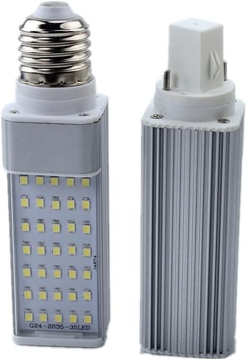 AGIPS tensiune largă lumini 10buc / lot G24 / Gx24 LED porumb lampă 8W 35-2835SMD AC85~265V LED lampă cu 2 pini și 4 pini becuri