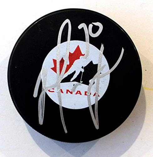 Matt Murray a semnat cu Echipa Canada Hockey Puck cu COA Pittsburgh Penguins autografe NHL pucks