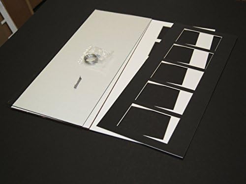 Colaj de artă creativă de artă 11-4x6 Deschidere cadru de imagine în derivă cu rășină de grad de muzeu și 10x42 Mat alb