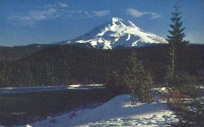 Mt Hood, carte poștală din Oregon
