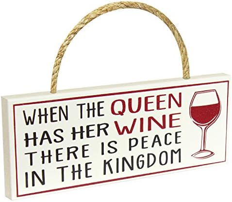 Când Regina are vinul ei-4x10 agățat semn de lemn de cuvântul meu!