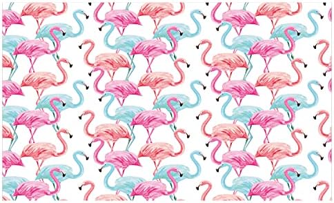Suport de dinți din ceramică din Amentare Amene, Flamingos în multe culori Ilustrație pentru animale exotice de pasăre desenate