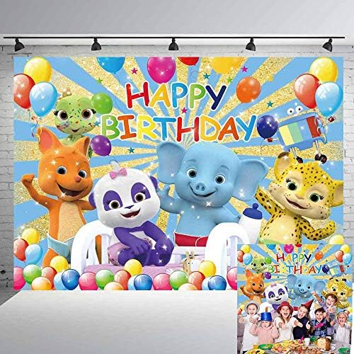 Word petrecere fundal de petrecere 1 naștere pentru petreceri de naștere banner desen animat adorabil animal fotografie fundal