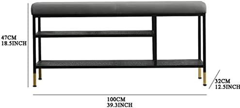 Dulap de depozitare a încălțămintei cu picioare metalice, suport pentru încălțăminte cu 2 niveluri, organizator de încălțăminte