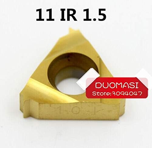 Fincos 10buc 11IR 1.5 ISO,indexabil carbură de Tungsten filetare strung Insertii pentru titularul strung filetate,