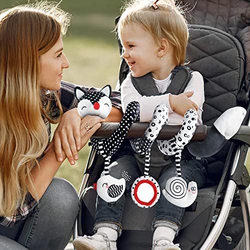 Jucării pentru scaune auto jucării pentru Bebeluși 0-6 luni jucării pentru nou-născuți, jucării pentru cărucior jucării pentru