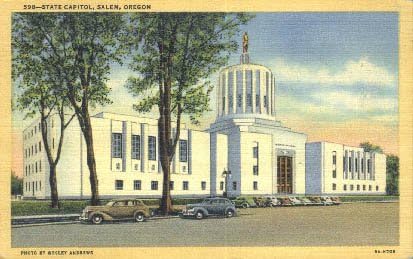 Salem, Oregon Card poștal
