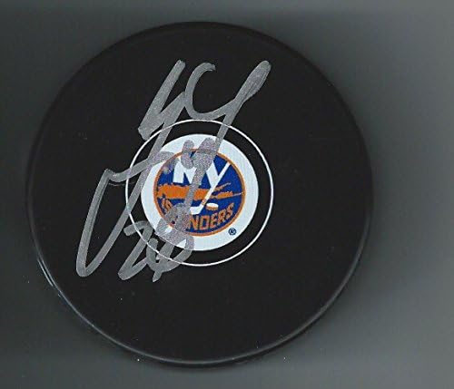 Marek Zidlicky a semnat New York Islanders puck-autografe NHL Pucks