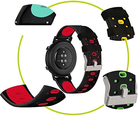 Kossma 20mm curea de bandă de ceasuri colorate pentru Garmin Forerunner 245 245m 645 Muzică Vivoactive 3 Sport Silicon Smart