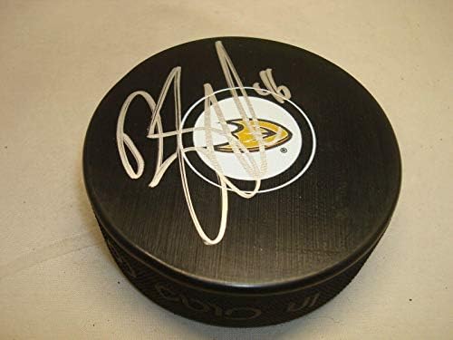 Ben Street a semnat pucul de hochei Anaheim Ducks cu autograf 1A-pucuri NHL cu autograf