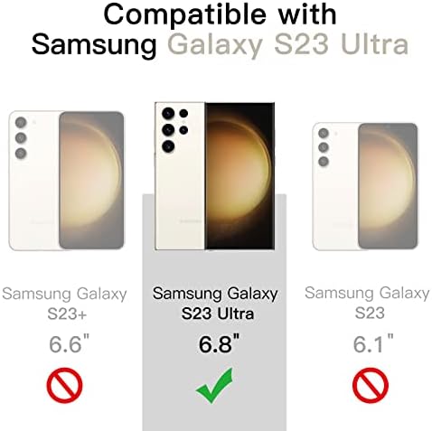 Carcasă Jetech Slim Fit pentru Samsung Galaxy S23 Ultra 5G 6,8 inci, TPU moale TPU Capac de protecție subțire cu finisaj mat,