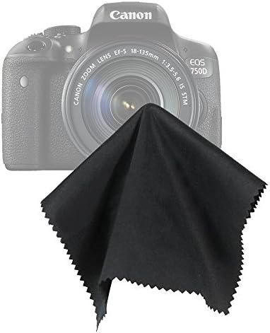 LS fotografie 16 x 16 Gri, Negru Superfiber lentile de curățare pânză, LGG201