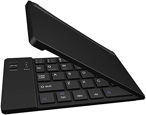 Lucrări de Cellet Ultra Slim pliere Wireless Bluetooth tastatură compatibil cu Samsung SM-J737A cu telefon HolderStand-reîncărcabilă