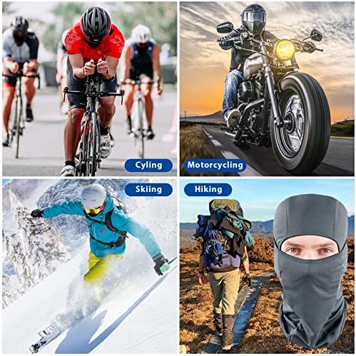 Sheverch mască de schi pentru bărbați Femei Balaclava mască de față respirabilă protecție UV fotbal alergare călărie motocicletă