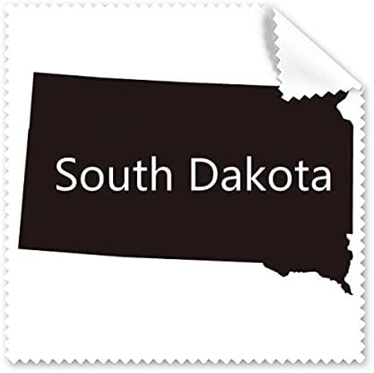Dakota de Sud Statele Unite ale Americii Harta schiță curățare cârpă telefon ecran Ochelari Cleaner 5pcs
