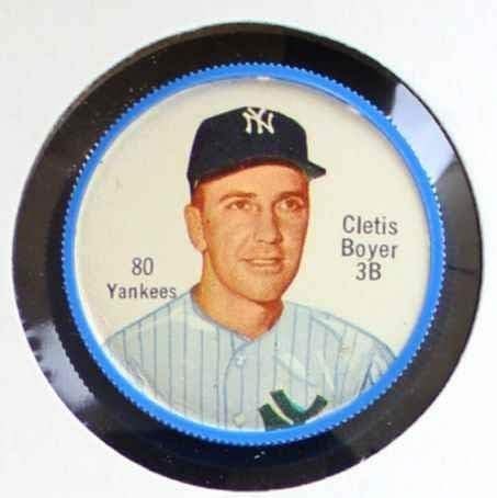 1962 Salada Monede 80 Clete Boyer New York Yankees NM Yankees