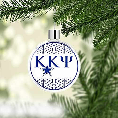 Kappa Kappa Psi Fraternitate rotundă rotundă de Crăciun pentru arbori de Crăciun decorare pentru petrecerea copacilor de vacanță