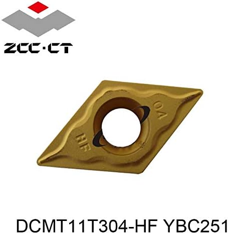 FINCOS DCMT11T304-HF YBC251.CCC.CT cimentat carbură de tăiere instrument de cotitură Insertii pentru finisarea oțelului