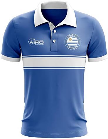 Airosportswear Uruguay Concept Stripe Polo Fotbal Fotbal Tricou Tricou