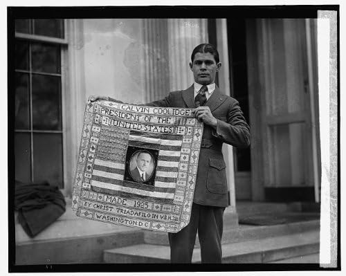 HistoricalFindings Foto: Christ Triadafilo & Margeed Picture Frame la Casa Albă, Washington, DC, 1925