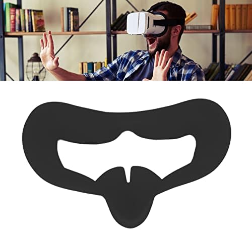 Silicon VR Cover pentru față, ochelari VR Silicon Silicon Eye Mask Respirabil anti -transpirație VR Cover de protecție pentru Oculus Quest 2 Căști pentru jocuri