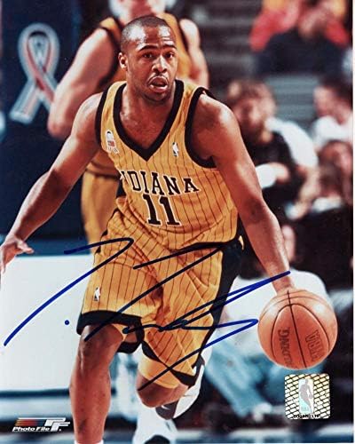 Jamaal Tinsley Indiana Pacers a semnat autografat 8x10 Foto cu Coa