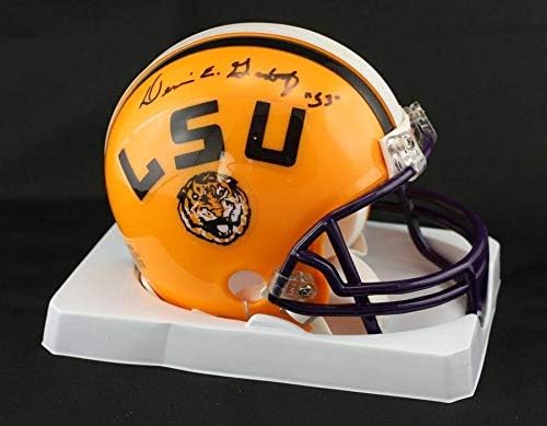 Dennis Gaubatz a semnat LSU Louisiana St U Tigers mini cască PSA / ADN autografat-mini căști de colegiu autografate