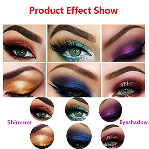Go Ho 2buc Shimmer Eyeshadow Sticks, machiaj Ultra pigmentat fard de ochi pulbere de lungă durată fard de ochi stilou, contacte