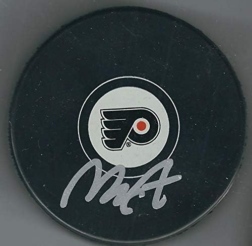 Pucul de hochei MORGAN FROST Philadelphia Flyers-pucuri NHL autografate