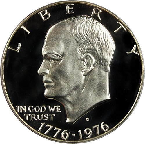 1976 S Eisenhower Dovadă 40% Silver Dollar Alegerea necirculată 1 $ PR-68 SUA Mint