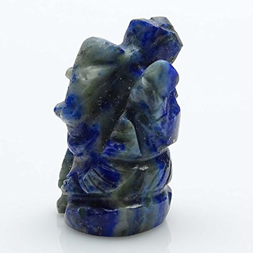 Armoniza Lord Ganesha Lapis Lazuli Piatra sculptate statuie Reiki vindecare Piatra figurina