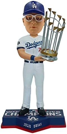 Julio Urias Los Angeles Dodgers 2020 Campionii Seriei Mondiale Bobblehead MLB