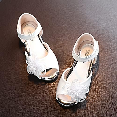 Printesa pantofi pentru fete pantofi sandale florale fete copil pentru sugari piele Toe Printesa Copii Toddler fata pantofi