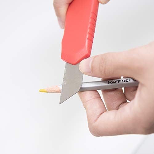 ORIENTOOLS utilitar cuțit cutie Cutter Razor Auto-Lock 4-Pack Set, retractabil cutie Cutter Snap off Lame cuțit, pentru birou,