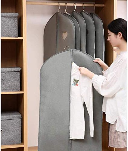 QYQS capac de Praf Respirabil ușor clar organizat în mod clar saci de costum saci de îmbrăcăminte acoperire pentru haine de