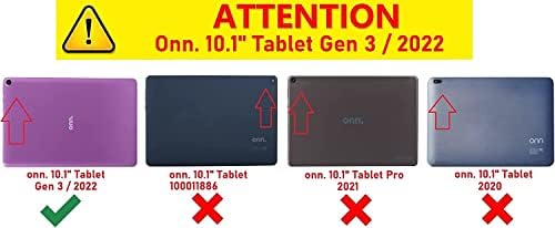 Onn 10.1 tabletă Gen 3 /100071485 Caz, [Kickstand] [Case pentru copii] Cauză de copertă a suportului de protecție Compatibil