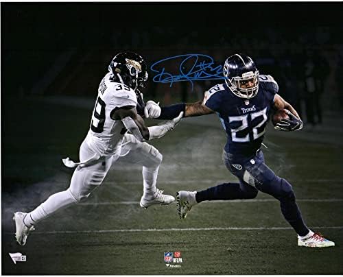 Derrick Henry Tennessee Titans a autografat 16 x 20 fotografie de înregistrare - Fotografii autografate NFL