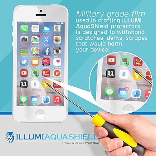 ILLUMI AquaShield Ecran Protector compatibil cu Apple iPhone 8 No-Bubble de înaltă definiție clar flexibil TPU Film